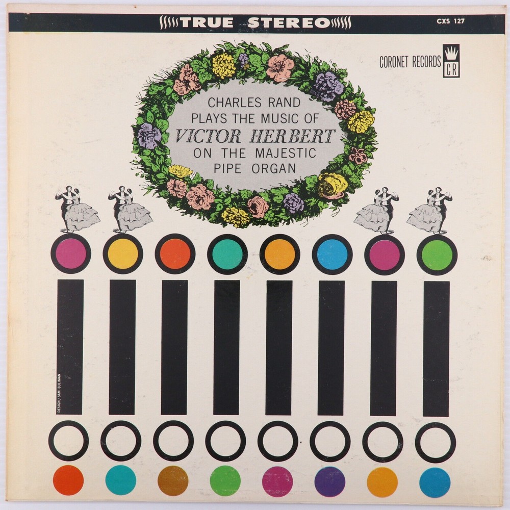 Charles Rand Plays The Music Of Victor Herbert On Majestic Pipe Organ LP Record